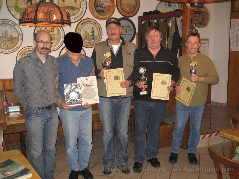 2008.5 - Schwarzpulverschießen + Wirsching Wanderpokal 15.11.2008 - 2